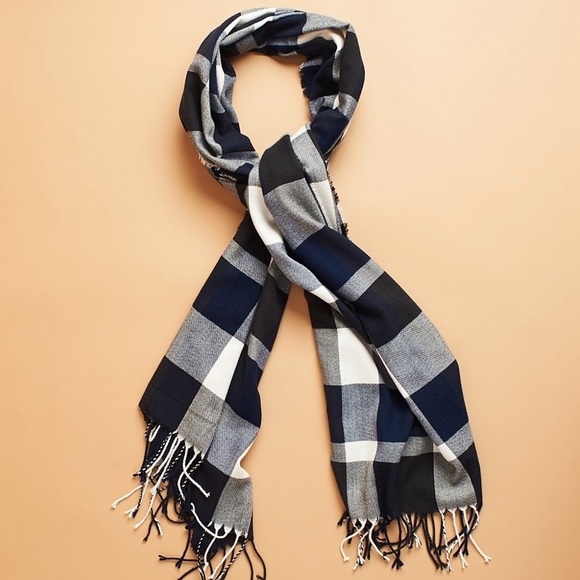 plush Accessories - Plush ultra soft plaid scarf